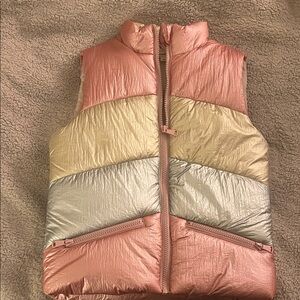Tucker + Tate Quilted Metallic Puffer Vest